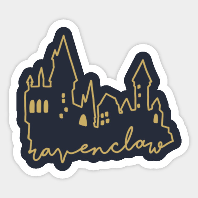 Hogwarts Castle Ravenclaw - Ravenclaw - Sticker | TeePublic